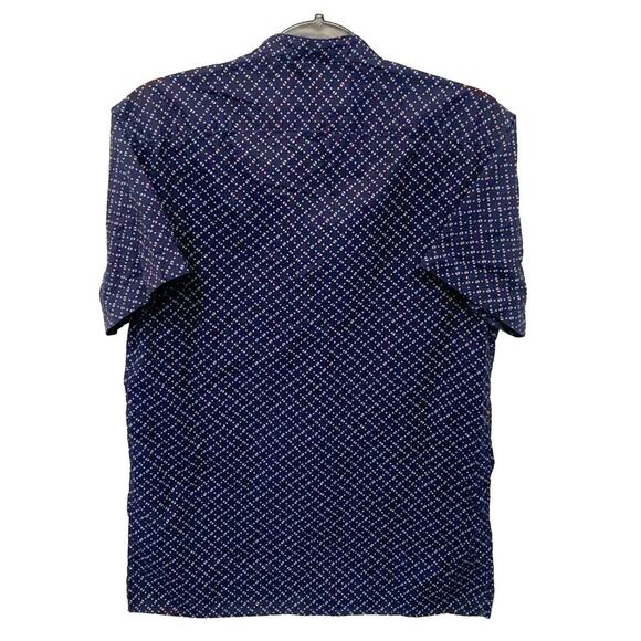 Scotch and Soda My Favorite OxFord Button Down Shirt In Navy Size Medium - Picture 2 of 7